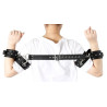 BDSMaster Attaches Bras-Poignets BACK BICEPS Noires